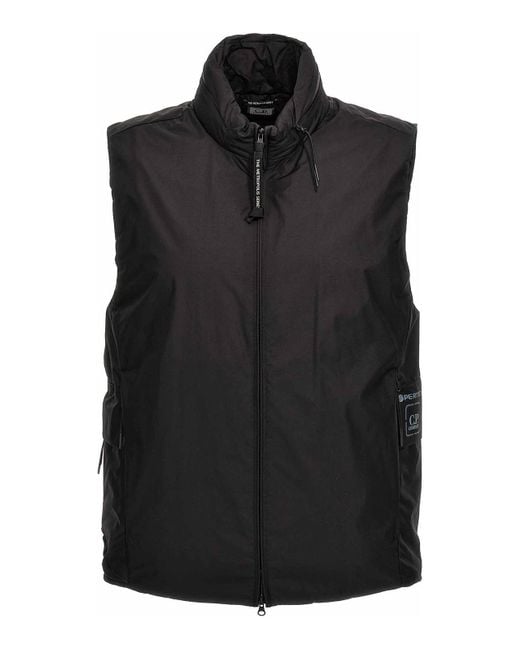 C P Company Black 'the Metropolis Series' Vest for men