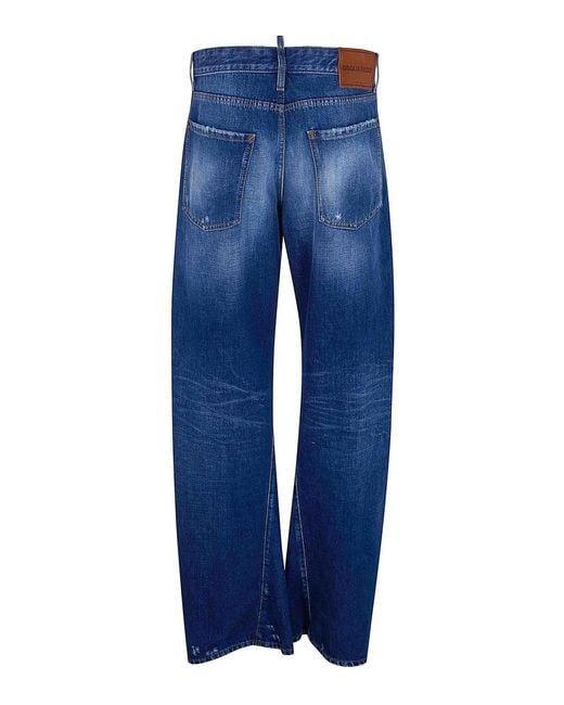 DSquared² Blue Loose Twst Jeans