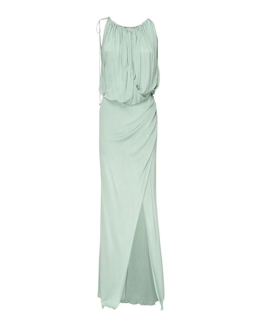 Blumarine Women's Green Draped Jersey Long Dress - ohana-automobiles.fr Blumarine Women's Green Draped Jersey Long Dress - ohana-automobiles.fr