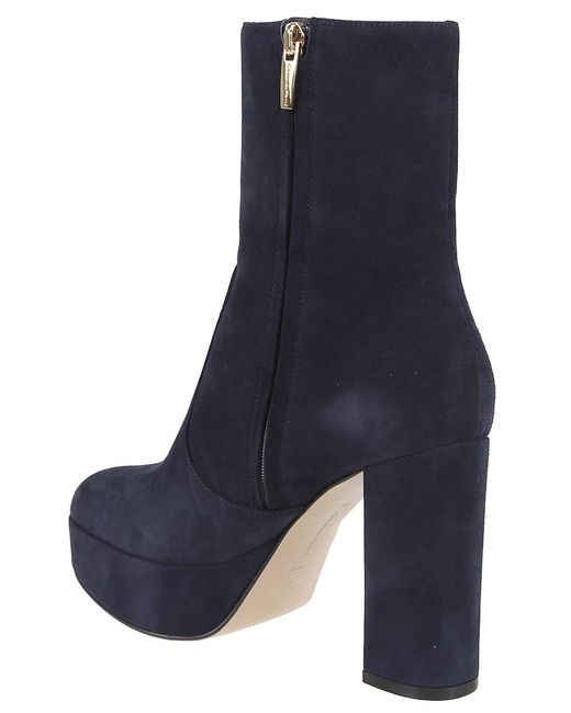 Gianvito Rossi Blue Ankle Boot