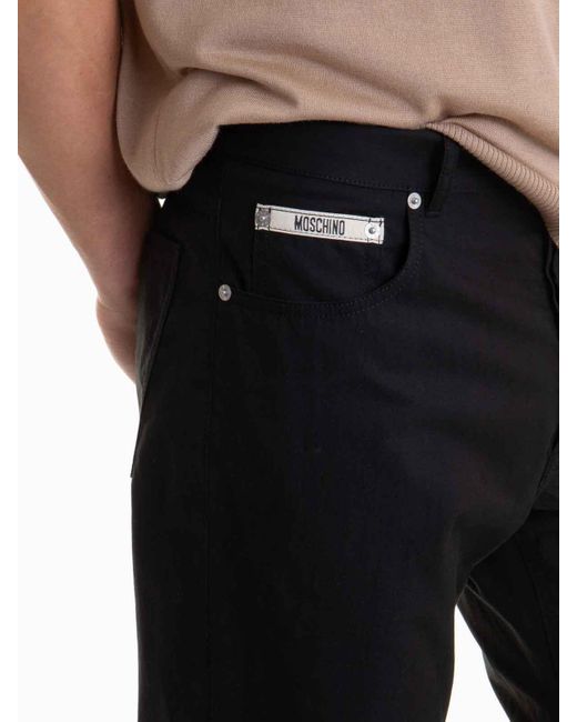 Moschino Black Pants for men
