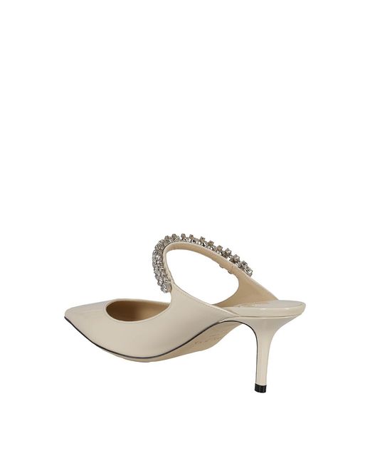 Jimmy Choo White Bing 65 Sandals