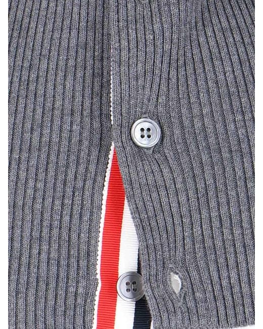 Thom Browne Gray Sweater