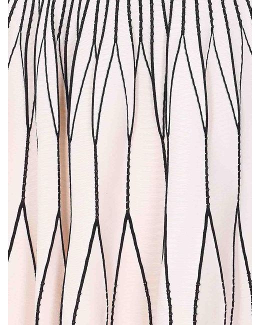 Elisabetta Franchi White Mini Dresszip And Hook Closure
