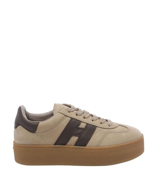 Hogan Brown Cool Sneakers