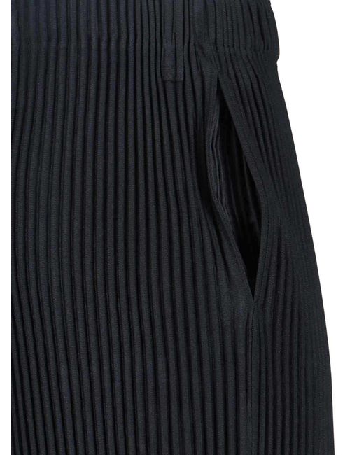 Homme Plissé Issey Miyake Black Pants for men