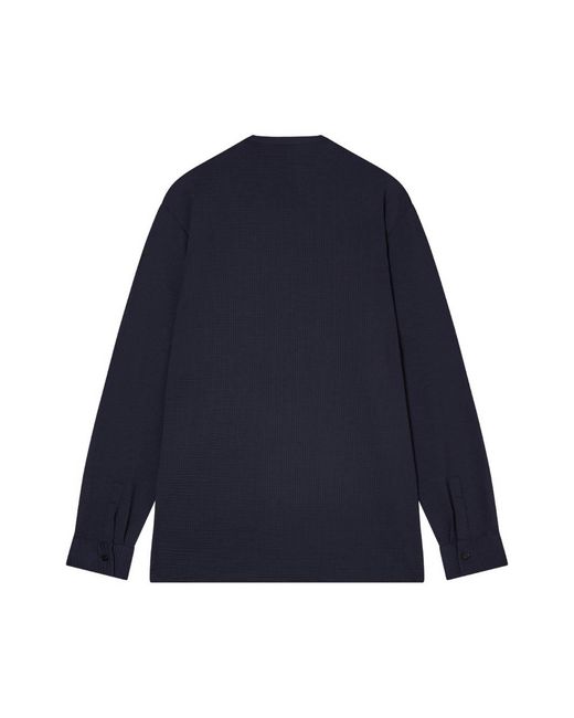 Emporio Armani Blue Neck Shirt for men