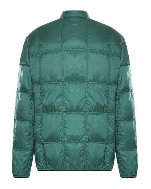 Moncler Green Jayel Jacket Recycled Matt Longue Saison With Quilting Fragment for men
