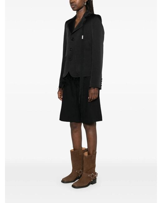 Ann Demeulemeester Black Jacket