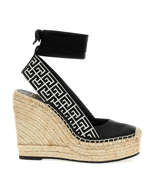 Balmain Black Alex Espadrilles
