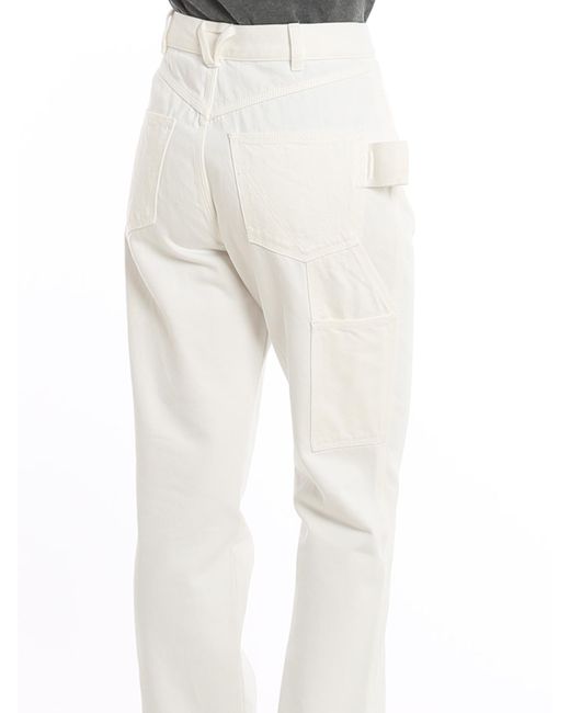 Bottega Veneta White Denim Jeans
