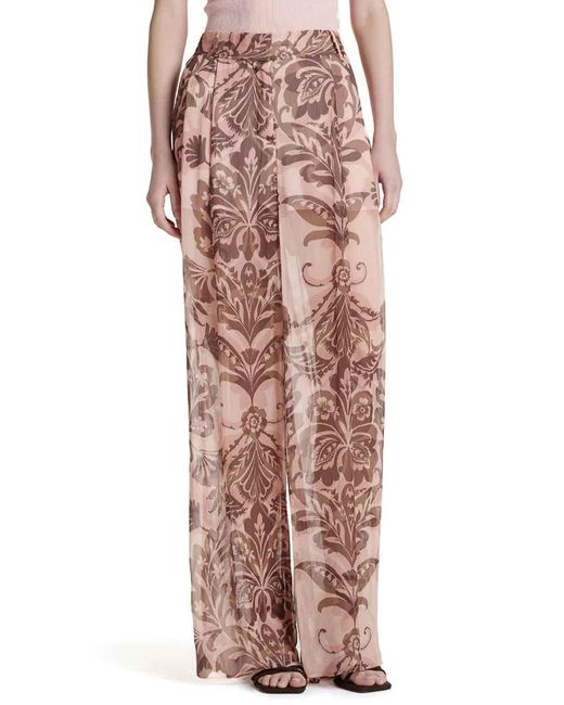 SIMONA CORSELLINI Pink Trousers