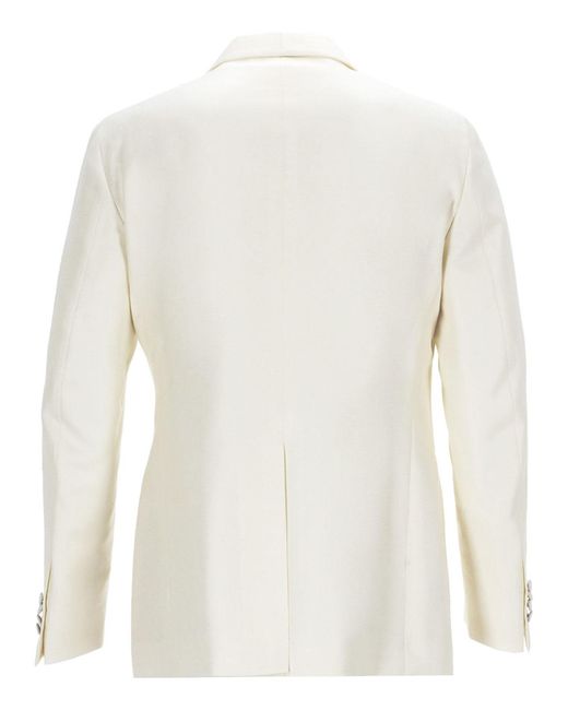 Tagliatore White Blazer Vesuvius for men