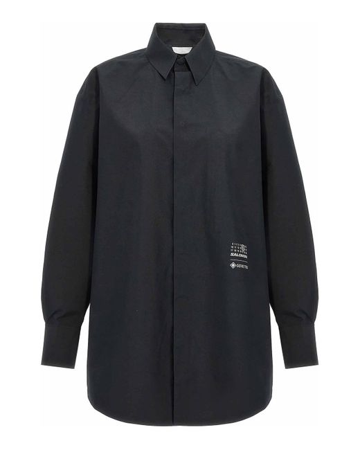 MM6 by Maison Margiela Blue Maison Margiela X Salomon Mm6 Shirt