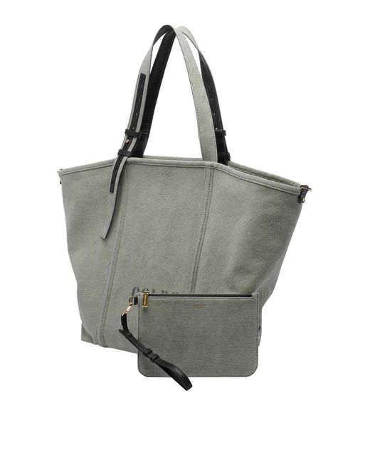 Golden Goose 247 Ew Canvas Shopping Bag in Gray | Lyst