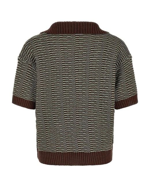 Roberto Collina Gray Links Polo Shirt for men