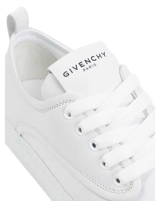 Givenchy White New City Leather Sneakers for men