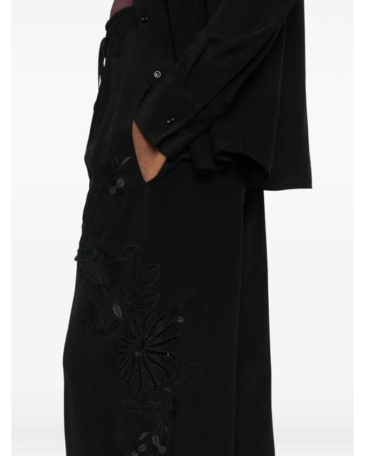 Ermanno Scervino Black Pants
