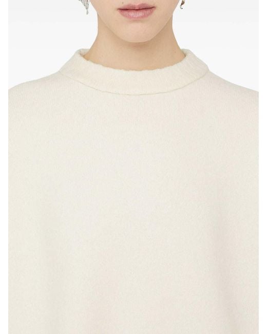 Jil Sander White Round Neck