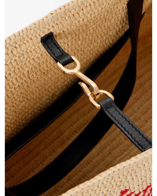 Loewe Natural 'Verano' Extra Large Raffia Tote