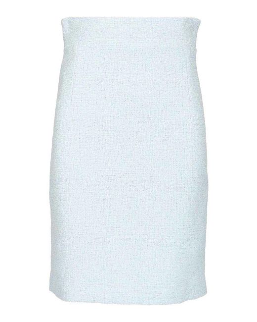 Tagliatore Blue Nell Midi Skirt