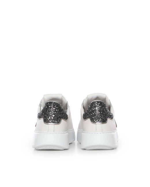 Philippe Model White Temple Sneakers