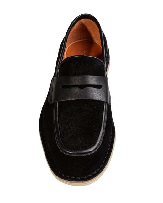 Dolce & Gabbana Black Dolce And Gabbana Calfskin Slipper for men