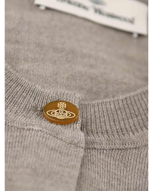 Vivienne Westwood Gray Bea Cardigan