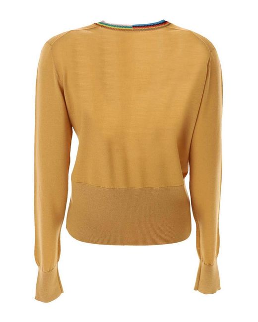 Paul Smith Metallic Stripe Edge Cardigan