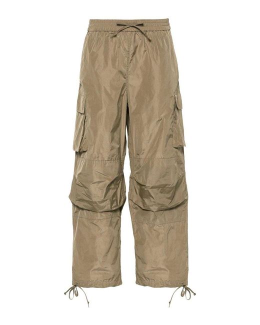 MSGM Natural Cargo Casual Trousers