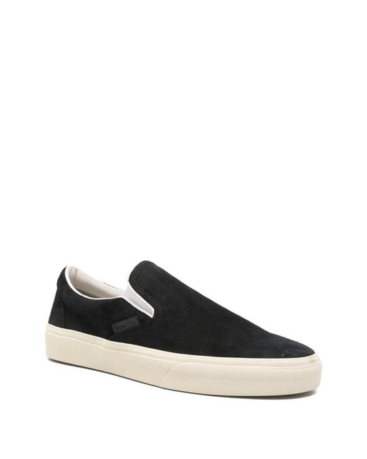 Tom Ford Black Sneakers Without Laces for men