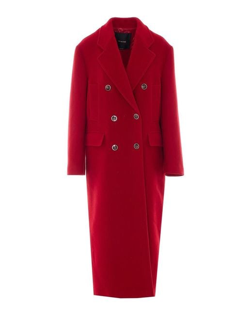 Pinko Red Covent Coat