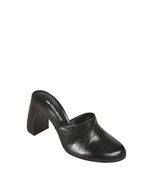 Ann Demeulemeester Black Mules