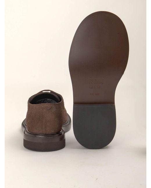 Moschino Brown Loafer for men