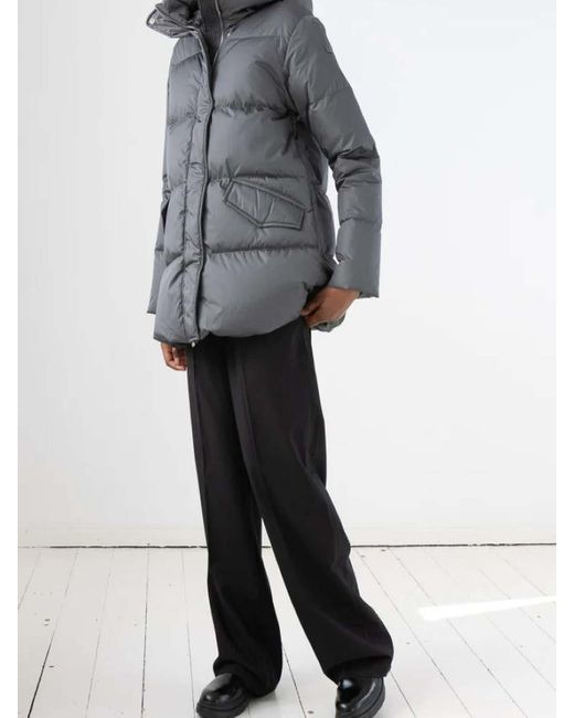 Lempelius Down Jacket in Gray Lyst