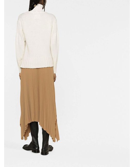 Jil Sander White Turtle Neck