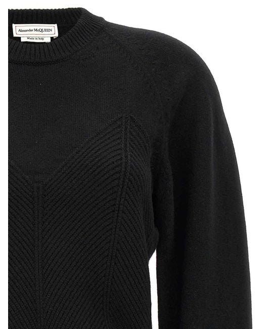 McQueen Black Sweaters