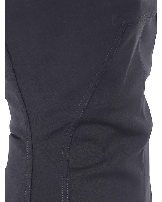 Rick Owens Black Bustier Top
