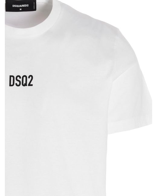 DSquared² White Mini Dsq2 T-shirt for men