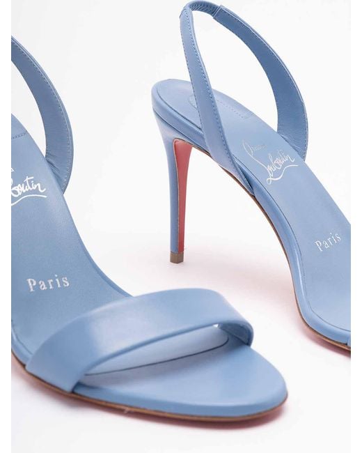 Christian Louboutin Blue 'O Marylin 85' Sandals