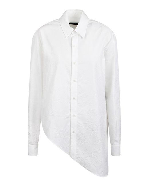 Ssheena White Asymmetric Shirt