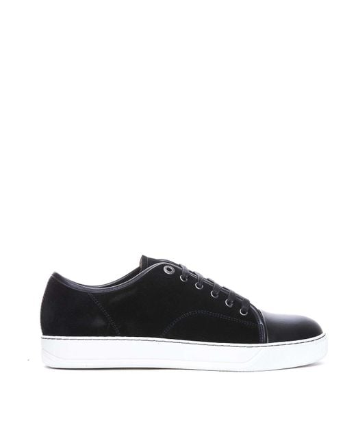 Lanvin Black Basket Sneakers for men