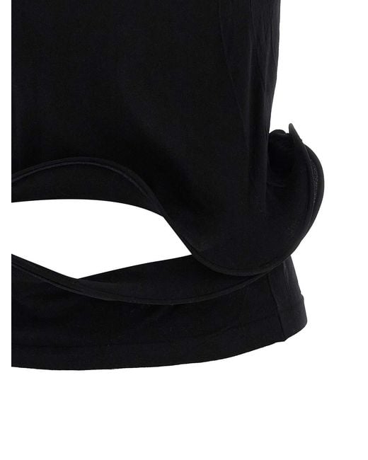 Junya Watanabe Black Sculptural Background T-Shirt