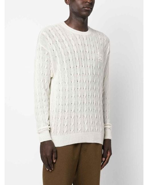 Etro White Sweater for men