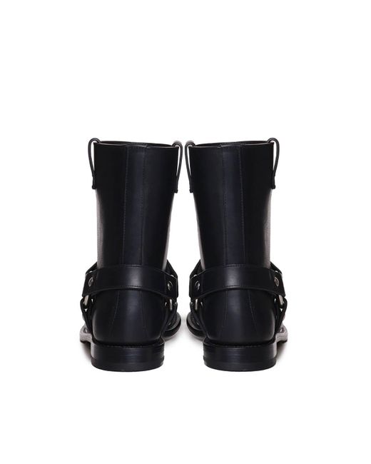 Loewe Black Smooth Leather Pull-On Boot