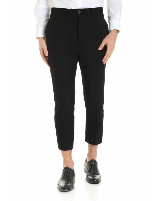 Vivienne Westwood Black Cropped George Pants for men