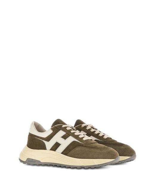 Hogan Green Hiperlight Sneakers for men