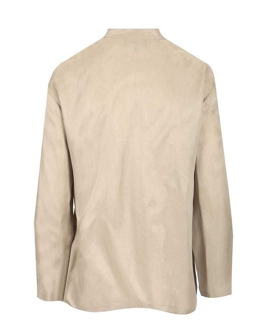 Emporio Armani Natural Guru Collar Shirt