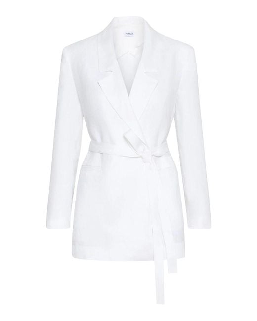 Marella White Blazer