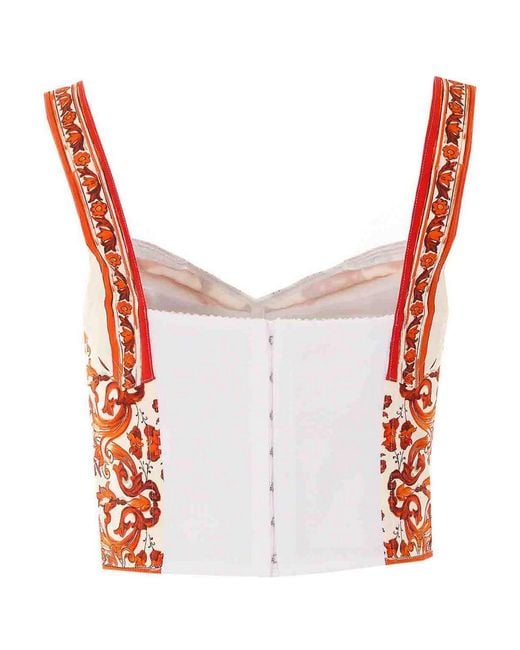 Dolce & Gabbana Red And Top